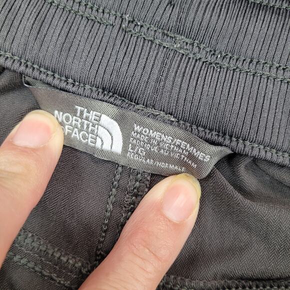 The North Face Womens XL Athletic Shorts Gray Running Gym Fitness Hiking - Picture 5 of 6